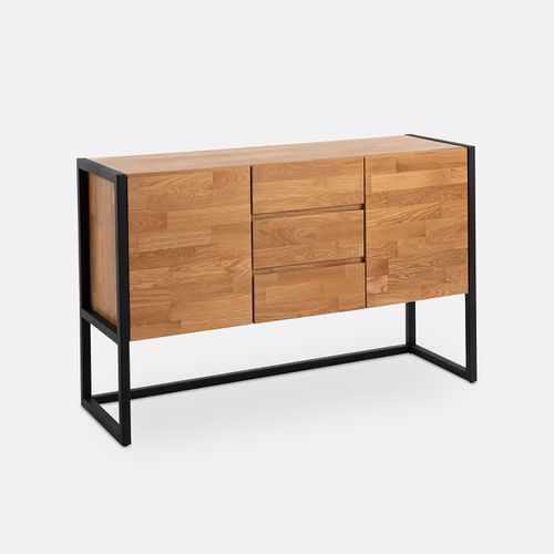 Credenza In Rovere E Metallo Industriale Hiba - la redoute interieurs - Modalova