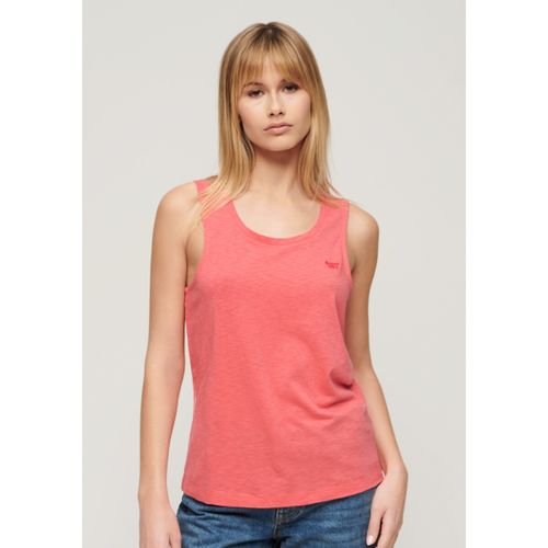 Top Scollatura Rotonda, Logo Ricamato Donna Taglie 34 (FR) - 38 (IT) - superdry - Modalova