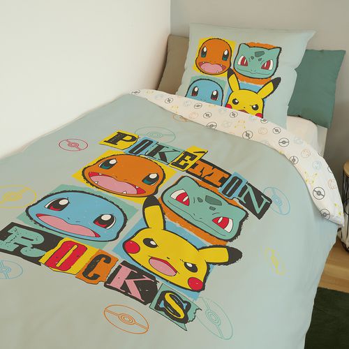 Parure Da Letto Cotone, Pokémon Rocks Taglie 140 x 200 cm - pokemon - Modalova