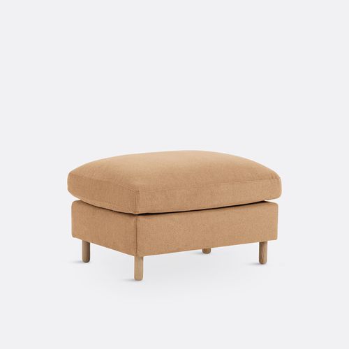 Pouf poliestere chiné, Loméo - LA REDOUTE INTERIEURS - Modalova