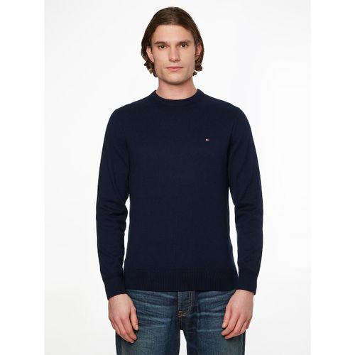 Pull girocollo in cotone pima e cachemire - TOMMY HILFIGER - Modalova