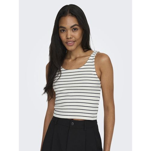 T-shirt crop rigata - ONLY - Modalova