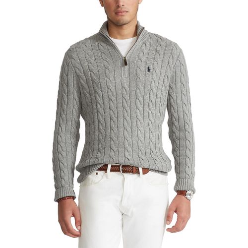 Pull Collo Alto Maglia A Trecce Uomo Taglie XL - polo ralph lauren - Modalova