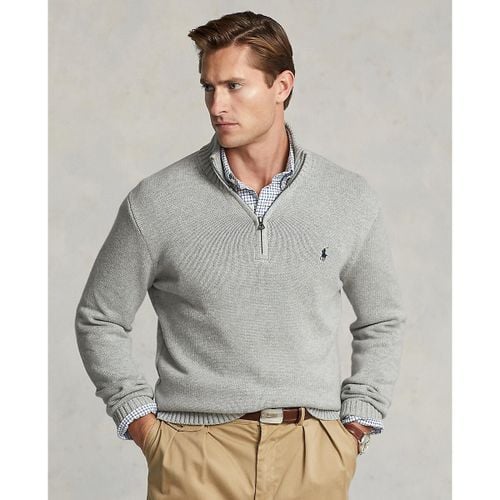 Pull con mezza cerniera in Cotone 7G con logo ricamato - POLO RALPH LAUREN - Modalova