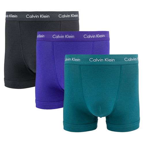 Confezione da 3 boxer lunghi 2 tinta unita 1 stampato - CALVIN KLEIN UNDERWEAR - Modalova