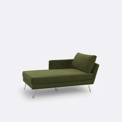 Chaise longue velluto Topim - LA REDOUTE INTERIEURS - Modalova