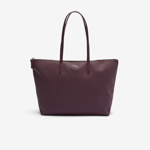 Borsa tote in tela piqué con cerniera L1212 - LACOSTE - Modalova