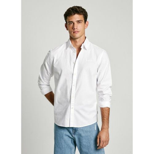 Camicia A Tinta Unita Phil Uomo Taglie M - pepe jeans - Modalova
