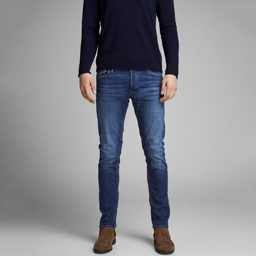 Jeans Slim Stretch Jjiglenn Uomo Taglie W29 L32 (US) - 42 (IT) - jack & jones - Modalova