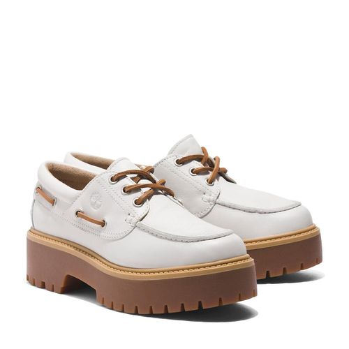 Derby Con Zeppa In Pelle Stone Street Donna Taglie 38 - timberland - Modalova