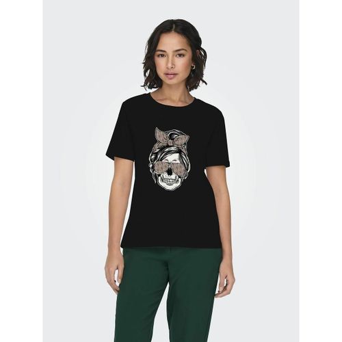 T-shirt Girocollo Maniche Corte Donna Taglie XS - only - Modalova