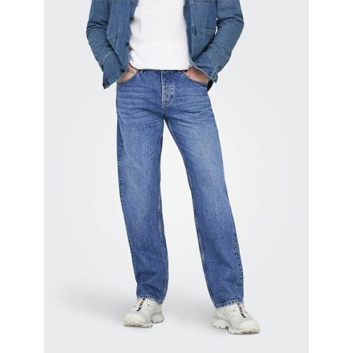 Jeans Dritto Edge Uomo Taglie W32 L34 (US) - 46 (IT) - only & sons - Modalova