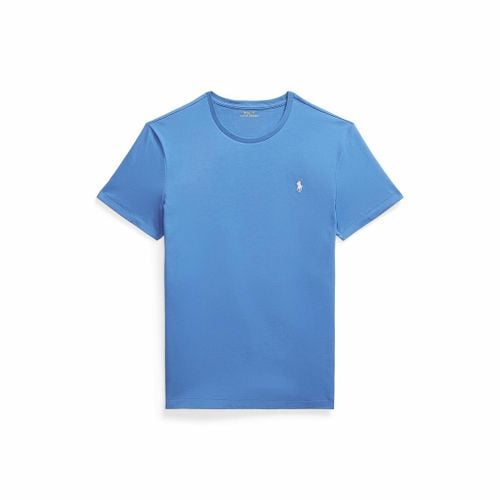 T-shirt scollo rotondo in jersey di cotone - POLO RALPH LAUREN - Modalova