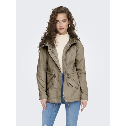 Parka Con Cappuccio E Cerniera Donna Taglie XS - only - Modalova