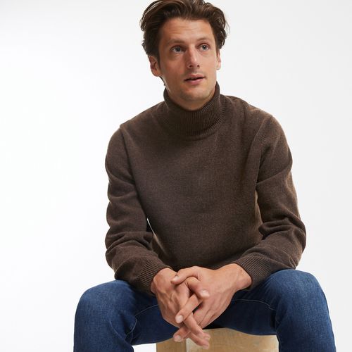 Pull Dolcevita In Lambswool Uomo Taglie S - la redoute collections - Modalova