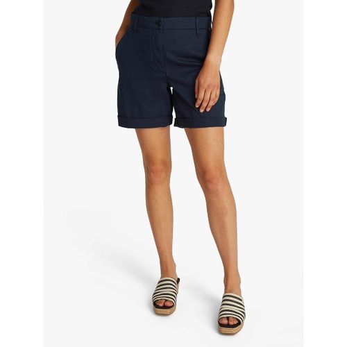 Pantaloncini Chino Elasticizzati In Misto Cotone Donna Taglie 42 (IT) - 38 (FR) - tommy hilfiger - Modalova