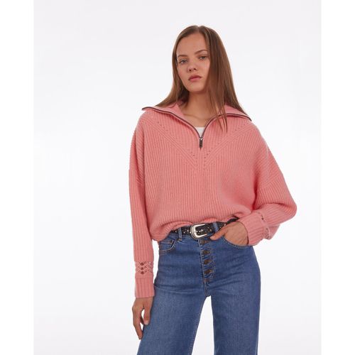 Maglione Con Collo Alto In Maglia Lavorata Donna Taglie 0(XS) - the kooples - Modalova