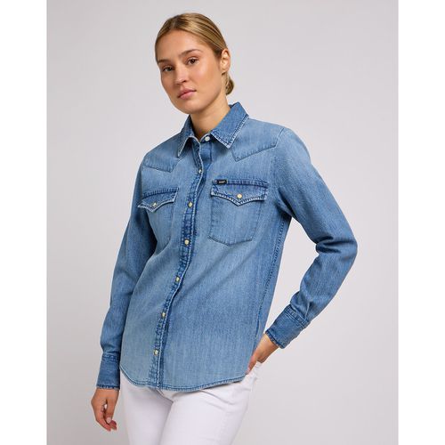 Camicia In Denim Regular Western Donna Taglie XS - lee - Modalova