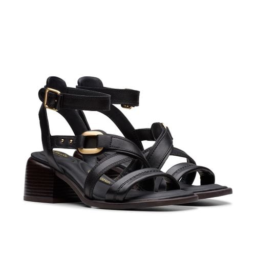 Sandali In Pelle Morwyn Strap Donna Taglie 37 - clarks - Modalova