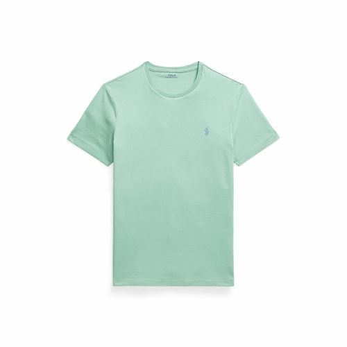 T-shirt scollo rotondo in jersey di cotone - POLO RALPH LAUREN - Modalova