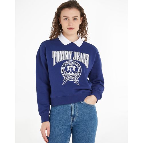 Felpa Con Stampa Davanti Donna Taglie XL - tommy jeans - Modalova