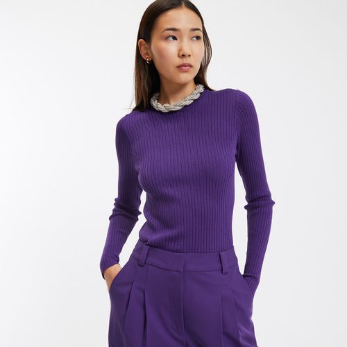 Maglione Girocollo, A Coste Donna Taglie L - la redoute collections - Modalova