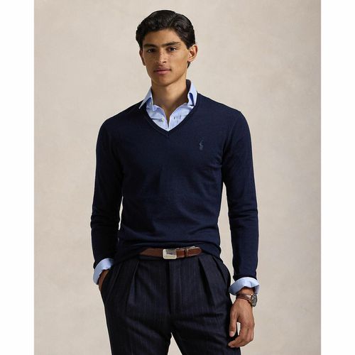 Maglione Scollo A V Lana Merino Uomo Taglie S - polo ralph lauren - Modalova