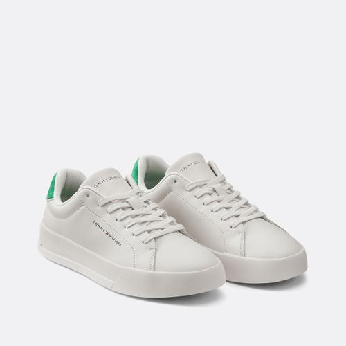 Scarpe da ginnastica basse in pelle Ess - TOMMY HILFIGER - Modalova