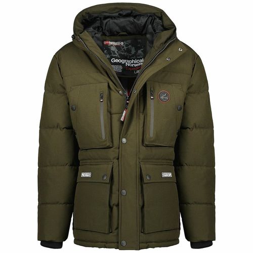 Parka Caldo Con Cerniera E Cappuccio Albert Uomo Taglie S - geographical norway - Modalova