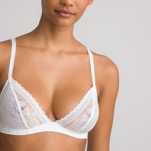 Reggiseno A Triangolo In Pizzo Riciclato Donna Taglie 5 D - la redoute collections - Modalova