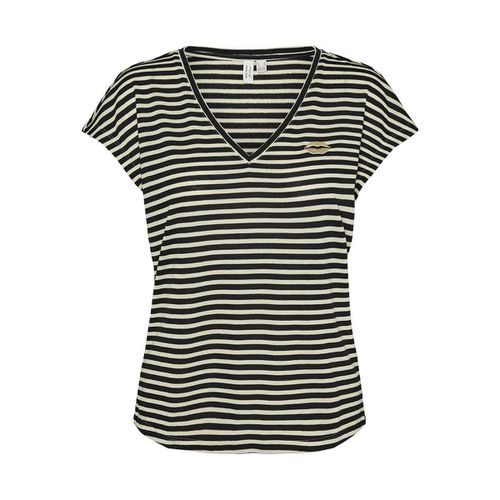 T-shirt Rigata, Scollo A V Donna Taglie XS - vero moda - Modalova