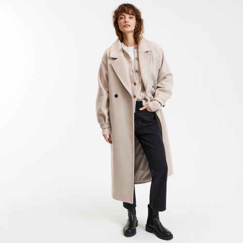 Cappotto maxi lunghezza con bottoni - LA REDOUTE COLLECTIONS - Modalova