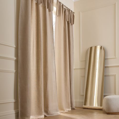Tenda In Lino Foderata Con Nodi, Colin Taglie 140 x 180 cm - am.pm - Modalova