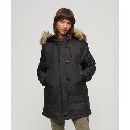 Parka Media Lunghezza Con Cappuccio Donna Taglie 36 (FR) - 40 (IT) - superdry - Modalova