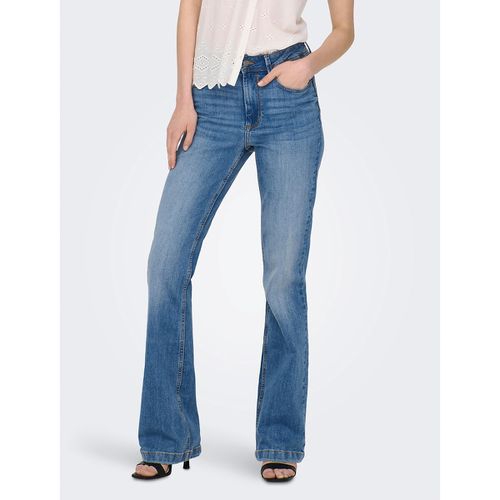 Jeans Flare, Vita Alta Donna Taglie W25 L32 (US) - 38 (IT) - jdy - Modalova