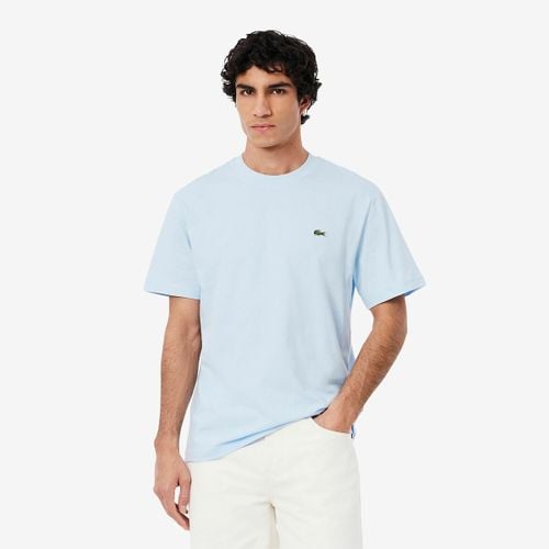 T-shirt scollo rotondo in jersey - LACOSTE - Modalova