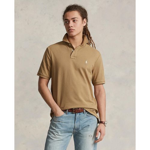 Polo Dritta Custom Fit In Maglia Piqué Uomo Taglie S - polo ralph lauren - Modalova