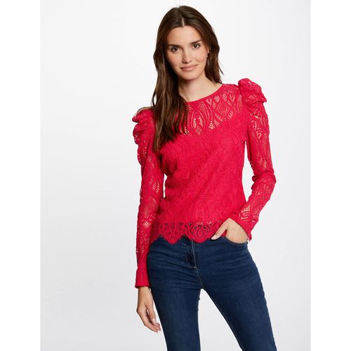 Blusa scollo rotondo, maniche lunghe - MORGAN - Modalova