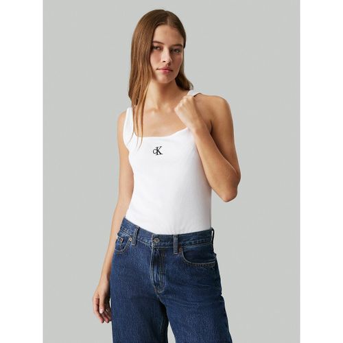 Canotta Corta Con Spalline Donna Taglie S - calvin klein jeans - Modalova