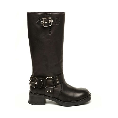 Stivali Biker In Pelle Beau Donna Taglie 36 - steve madden - Modalova