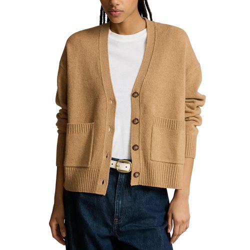 Cardigan scollo a V con bottoni - POLO RALPH LAUREN - Modalova