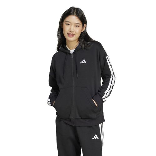 Felpa con cappuccio e cerniera Essentials Linear - ADIDAS SPORTSWEAR - Modalova