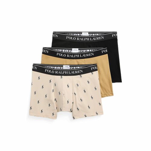 Confezione Da 3 Boxer Tinta Unita Uomo Taglie S - polo ralph lauren - Modalova