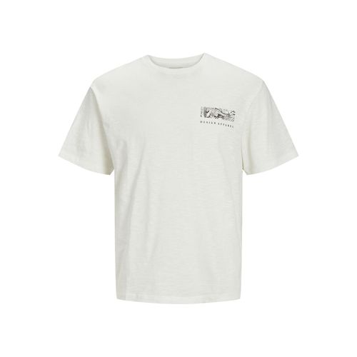 T-shirt girocollo con logo - JACK & JONES - Modalova