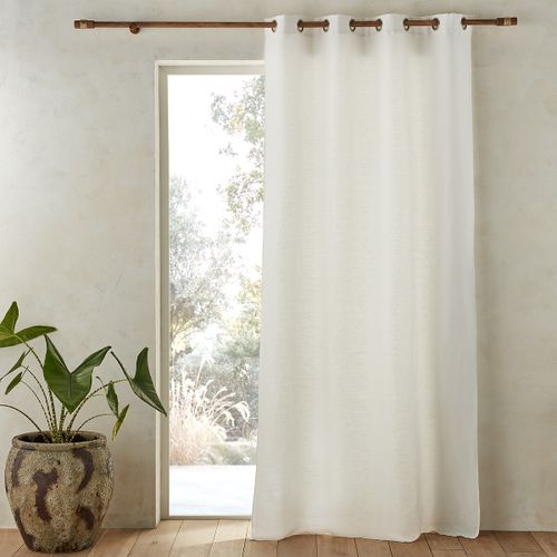 Tenda In Lino Foderata In Cotone Con Occhielli, Colin Taglie 140 x 350 cm - am.pm - Modalova