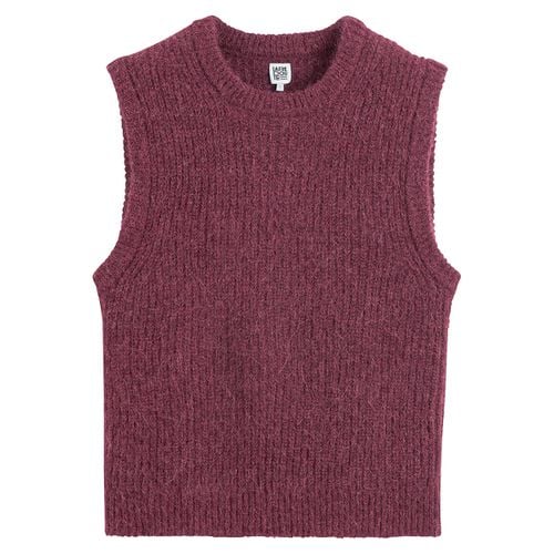 Maglione Senza Maniche Girocollo In Misto Alpaca Donna Taglie S - la redoute collections - Modalova