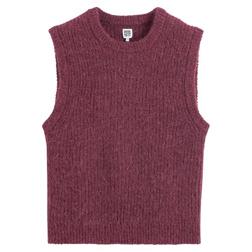 Maglione senza maniche girocollo in misto alpaca - LA REDOUTE COLLECTIONS - Modalova