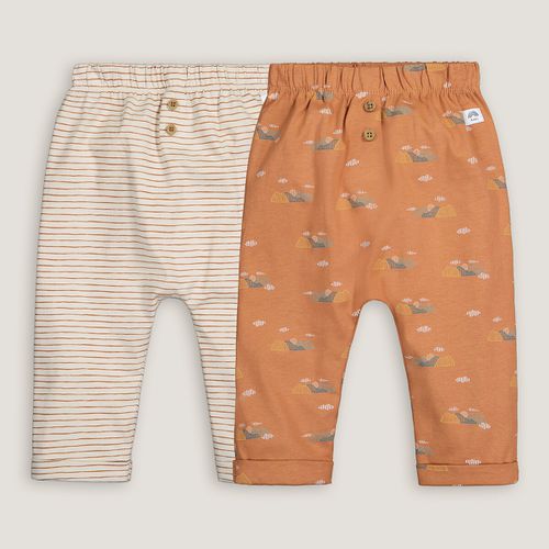 Confezione Da 2 Pantaloni Alla Turca Fantasia Taglie 0 mesi - 50 cm - la redoute collections - Modalova