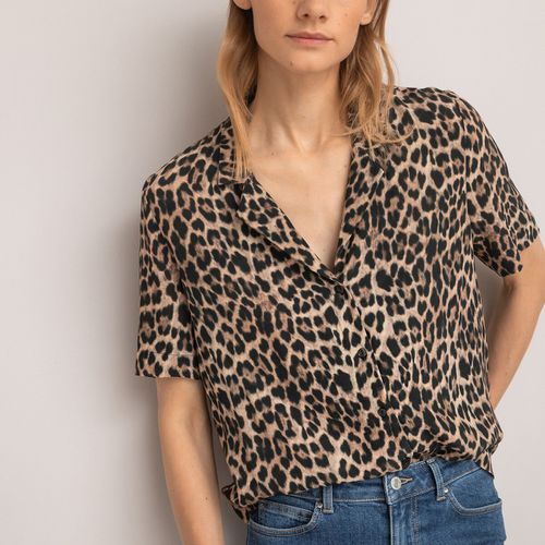 Camicia con stampa animalier, maniche corte - LA REDOUTE COLLECTIONS - Modalova