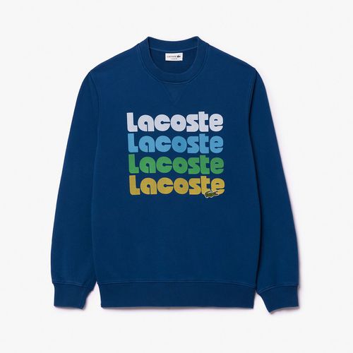 Felpa girocollo con logo - LACOSTE - Modalova